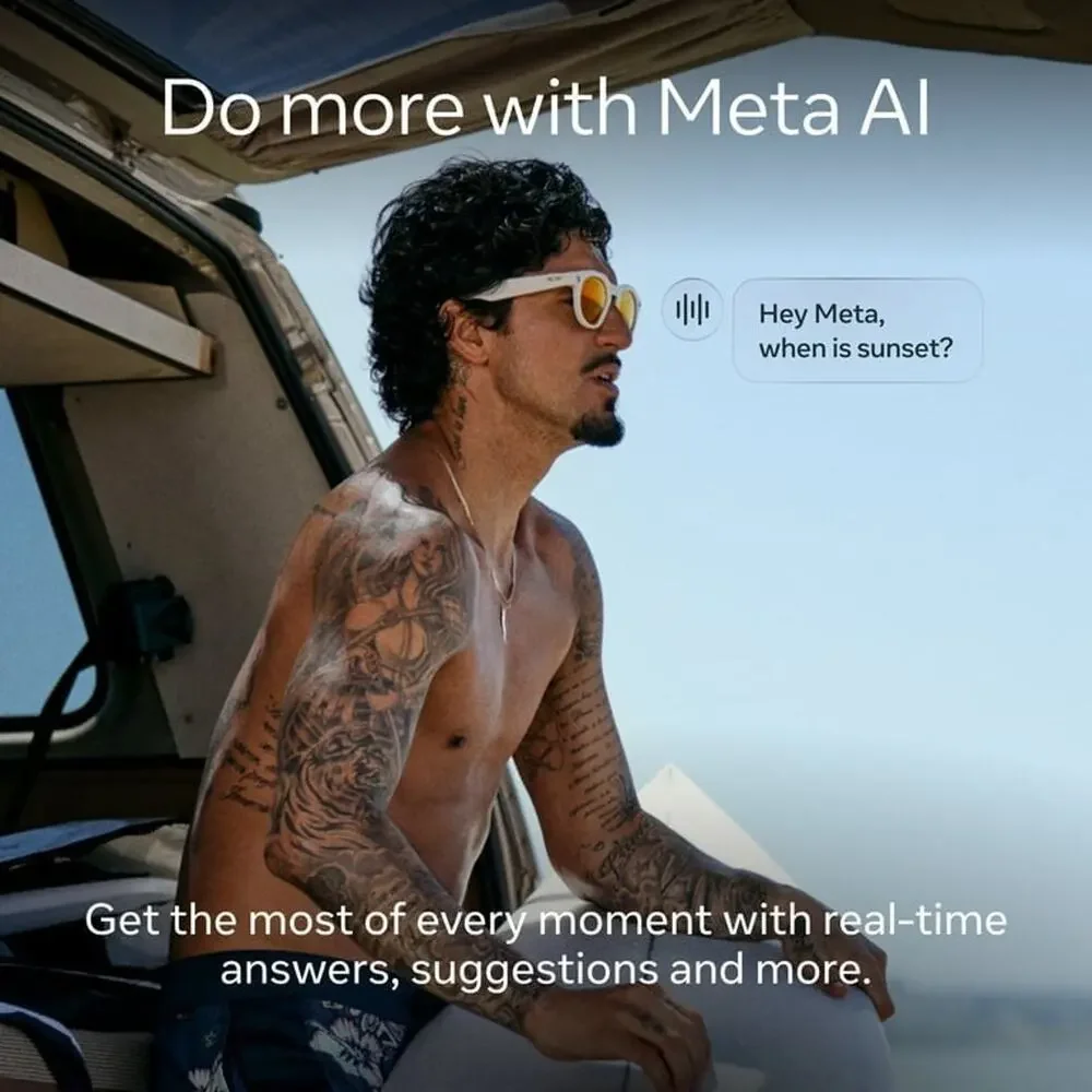 Oakley Meta HSTN, Black Smart AI Glasses Camera, Transitions Amethyst Lenses